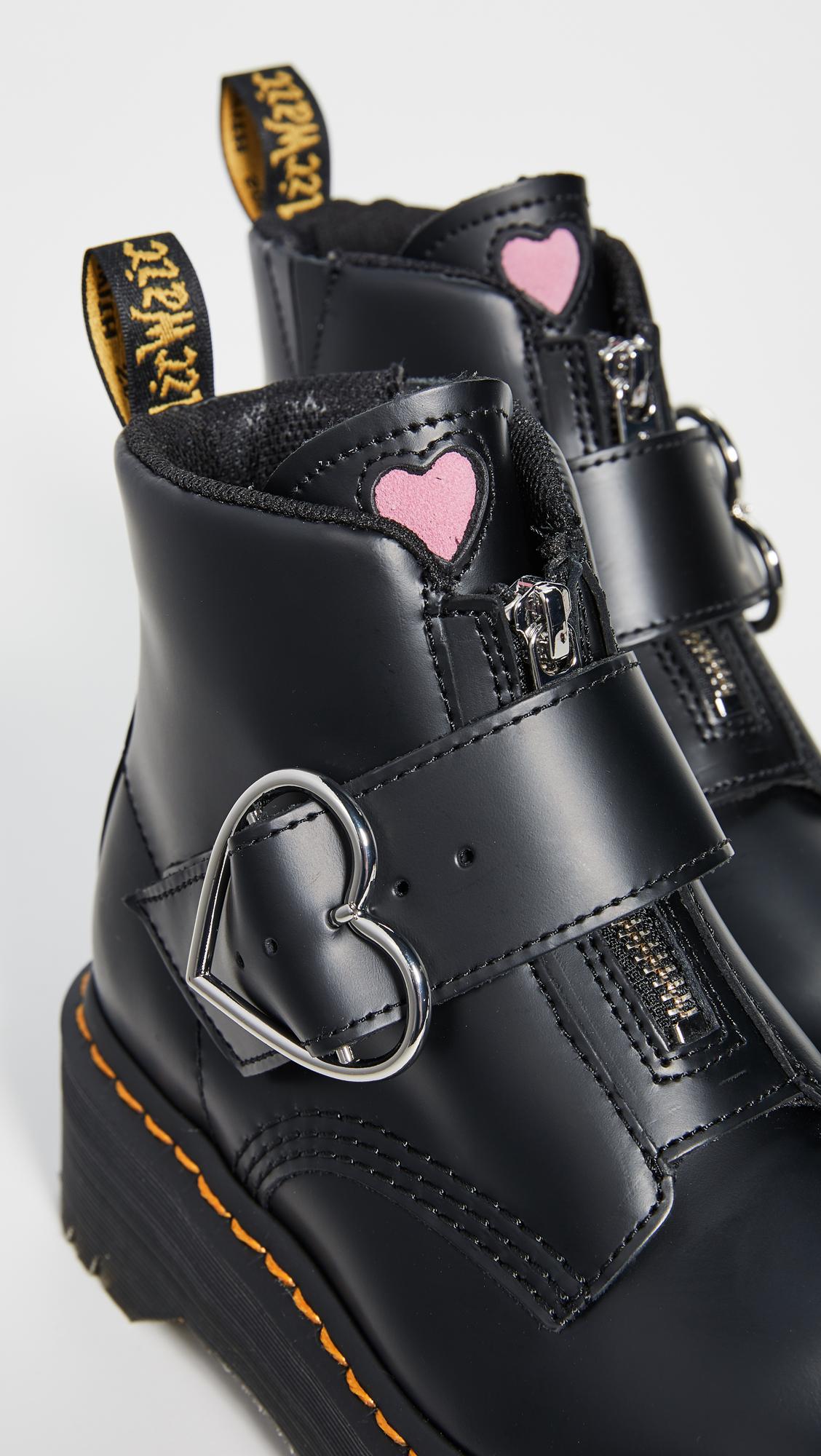 Dr. Martens Buckle Boot Lazy Oaf in Black | Lyst