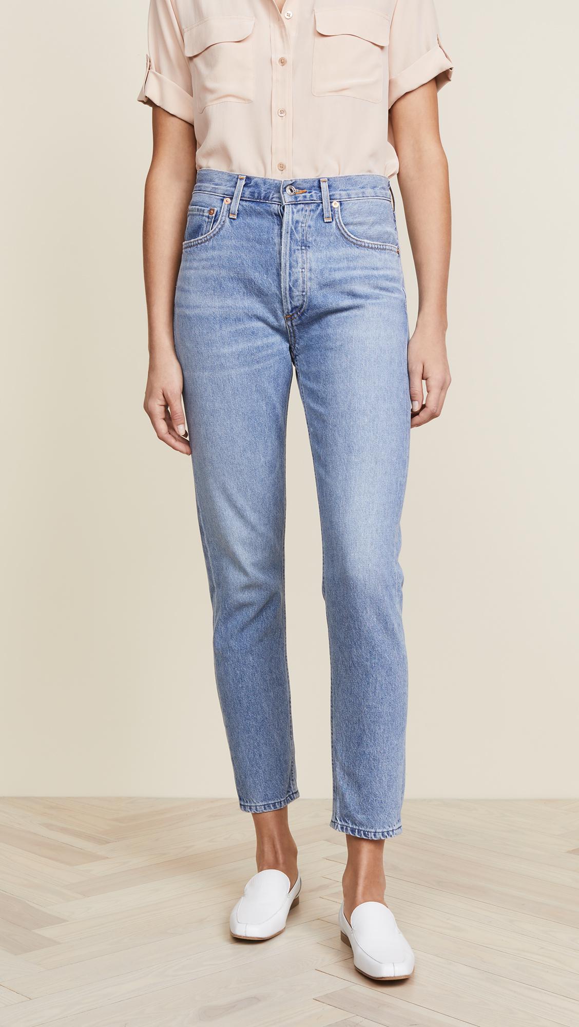 Agolde Jamie High Rise Classic Jeans | Lyst