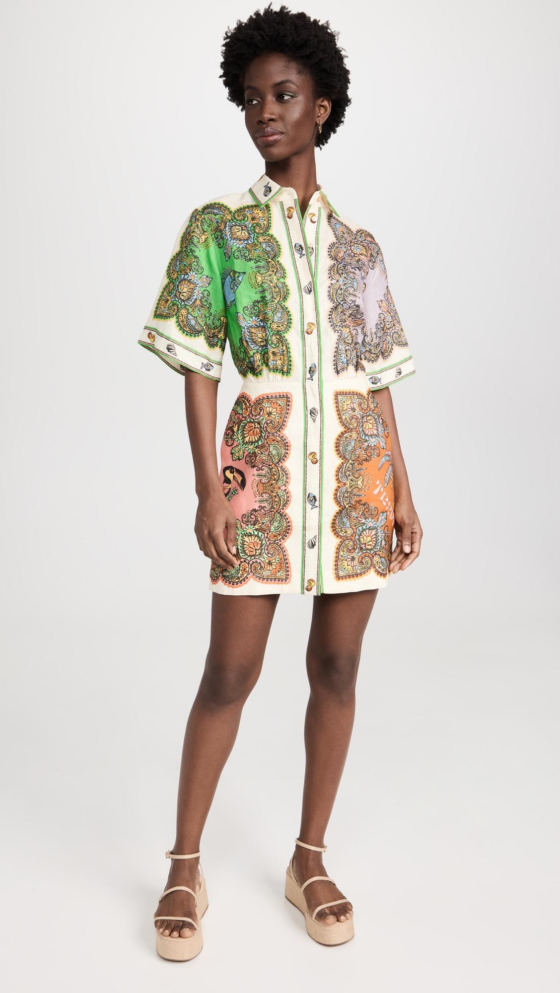 slim fit dress slacks Trippy Troppo Mini Dress