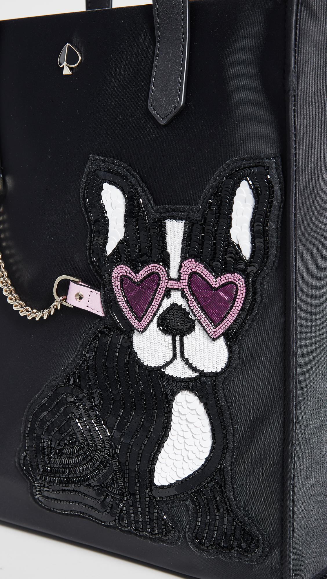 Total 72+ imagen french bulldog purse kate spade Abzlocal.mx