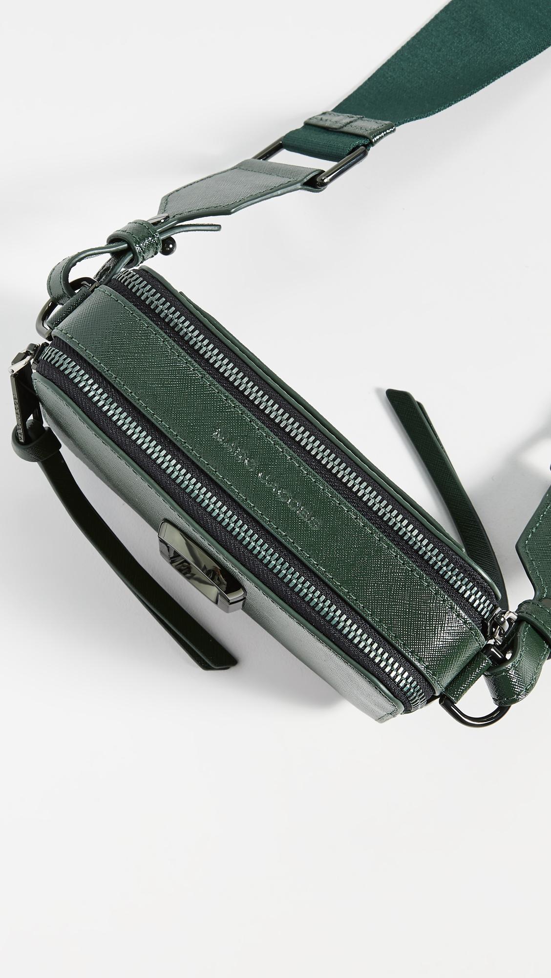 Marc Jacobs The Snapshot Dtm Anodized Camera Bag in Green
