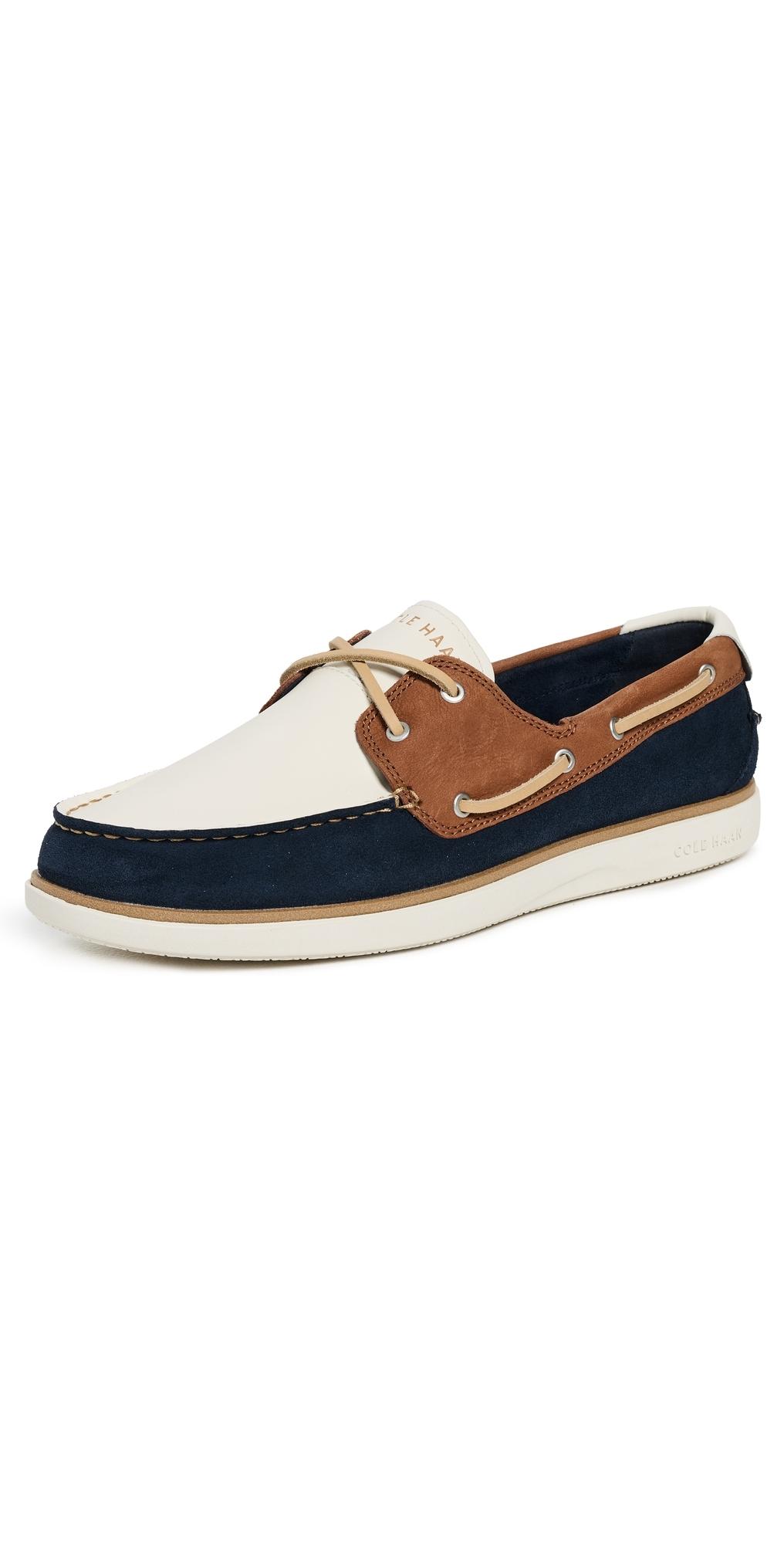 靴 COLE HAAN / deck shoes driving shoes Men's Nantucket Slip-On Deck Shoes in Black | Cole Haan