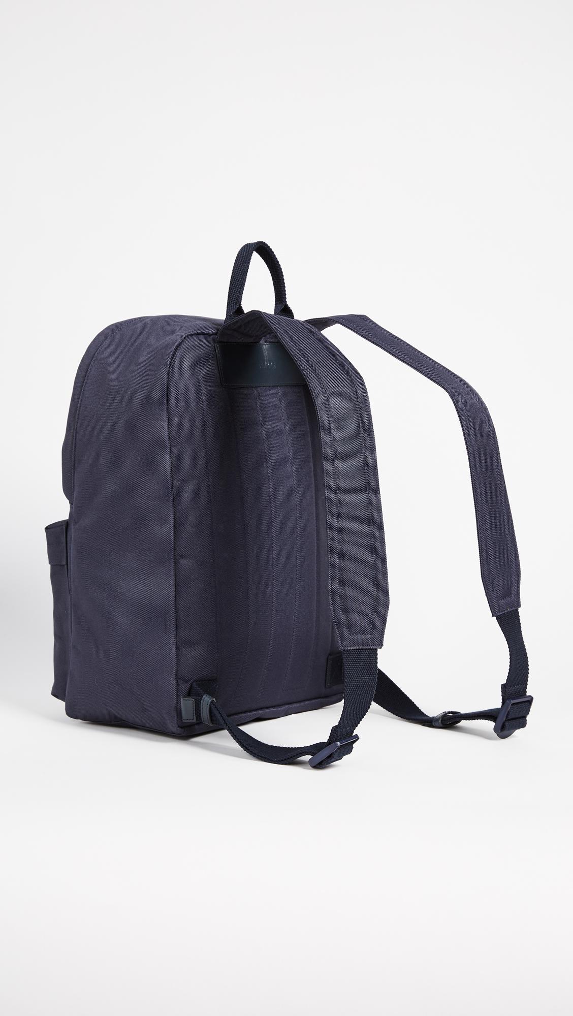 A.P.C. Canvas Benjamin Backpack in Blue Lyst