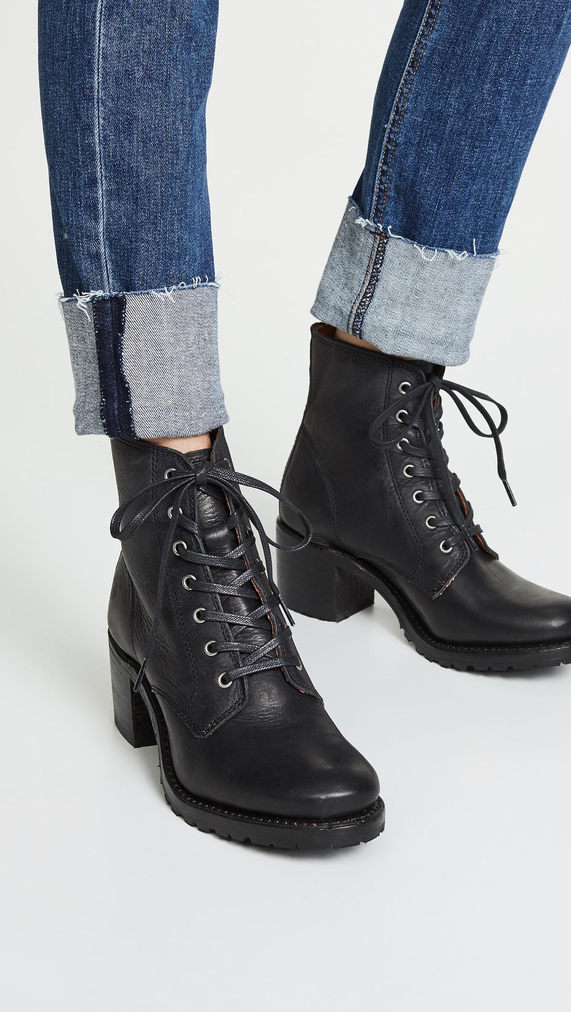 frye sabrina combat