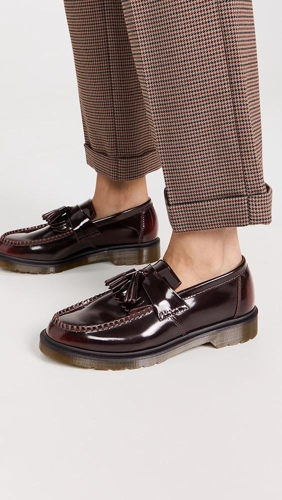 Dr. Martens Adrian Cherry Red Arcadia Loafers | Lyst