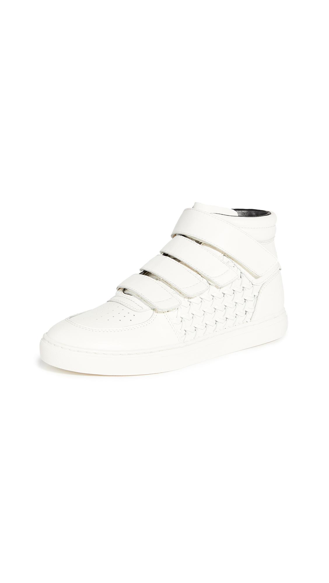 Velcro Strap Sneakers in Pearl 