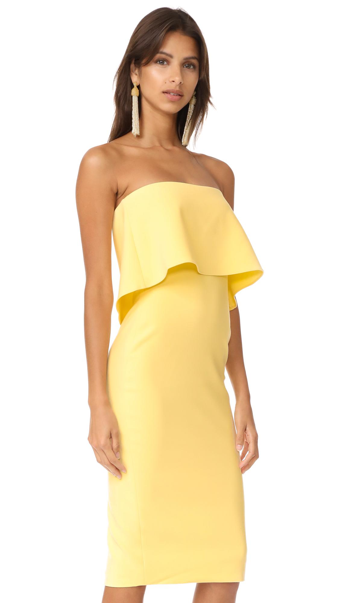 yellow likely dress