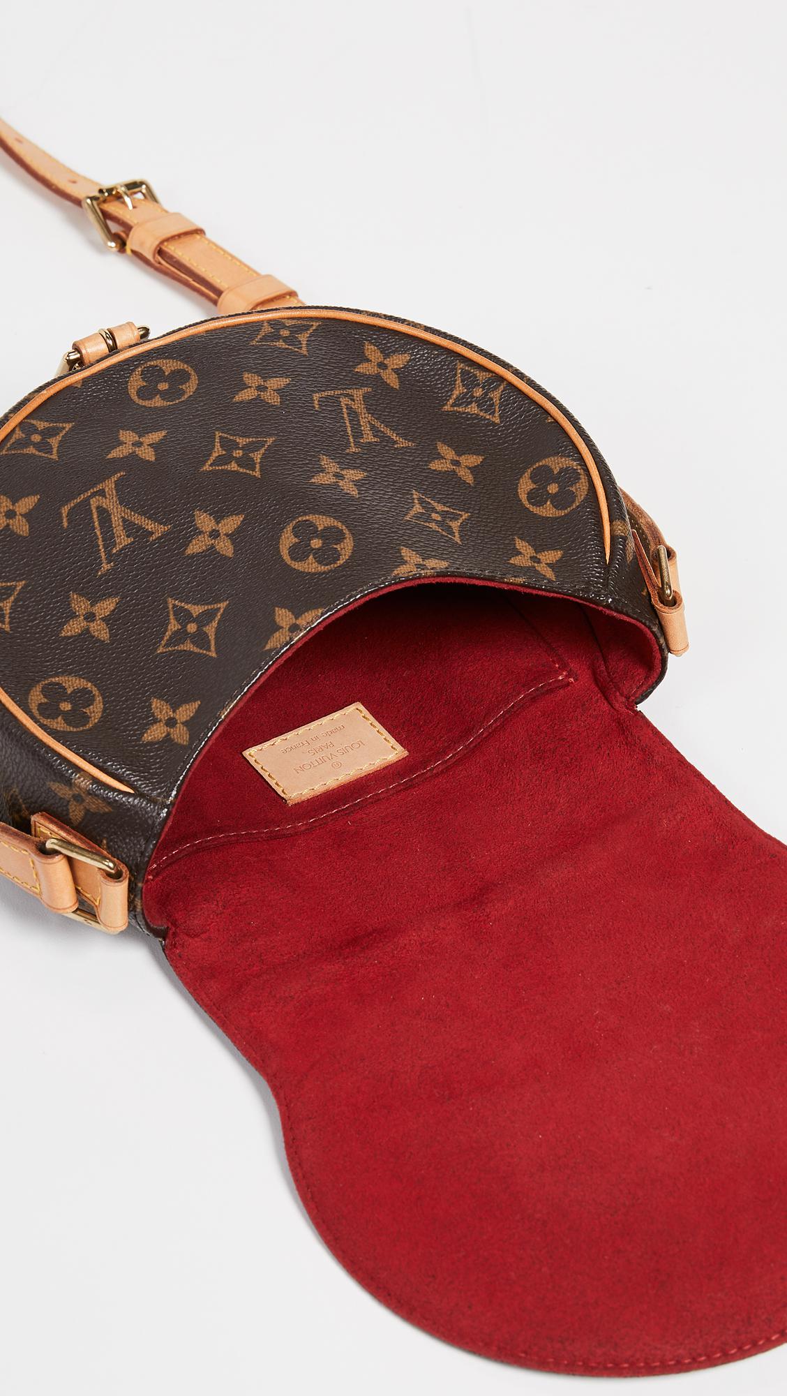 What Goes Around Comes Around Louis Vuitton Monogram Tambourine Bag in  Brown