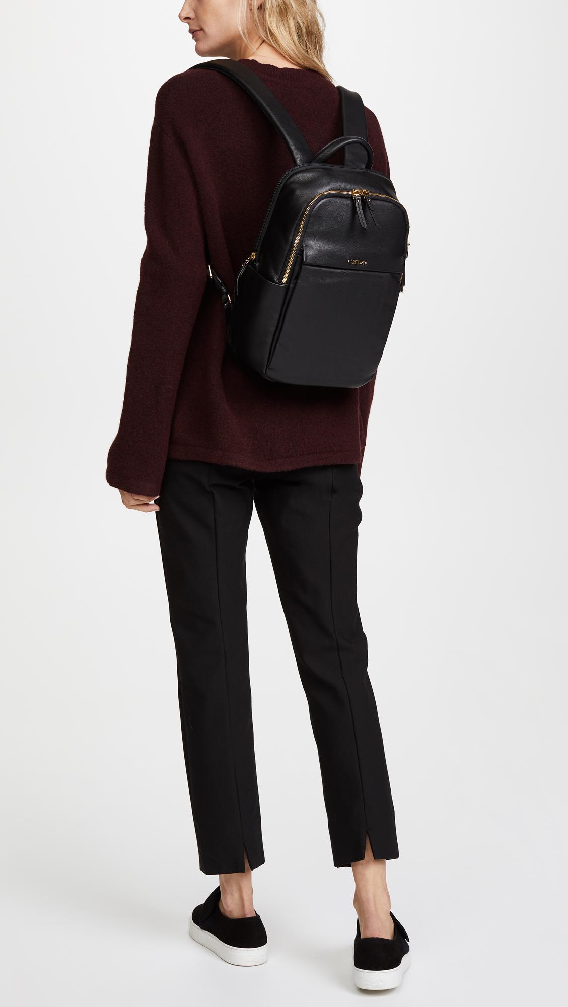 Tumi Daniella Small Backpack in Black | Lyst