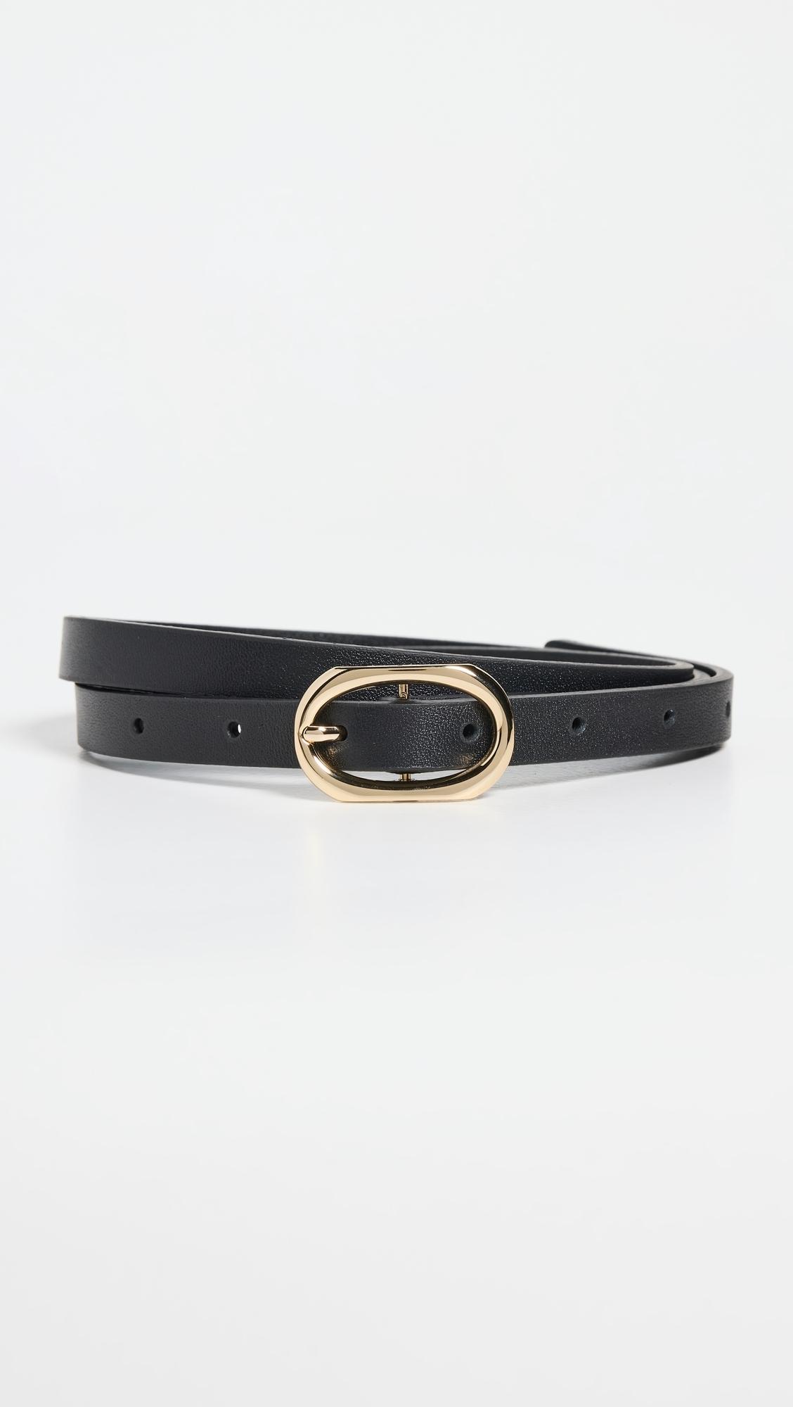 ベルト ANINE BING BLACK LEATHER BELT Black Leather belt Anine Bing - Vitkac Canada