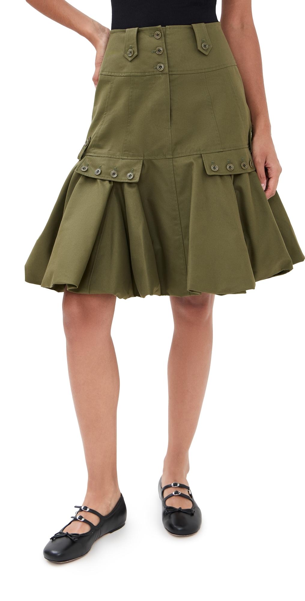 スカート rokh HOOK AND BAR DIAGONAL SKIRT R2CA106 rokh HOOK AND BAR DIAGONAL SKIRT R2CA106