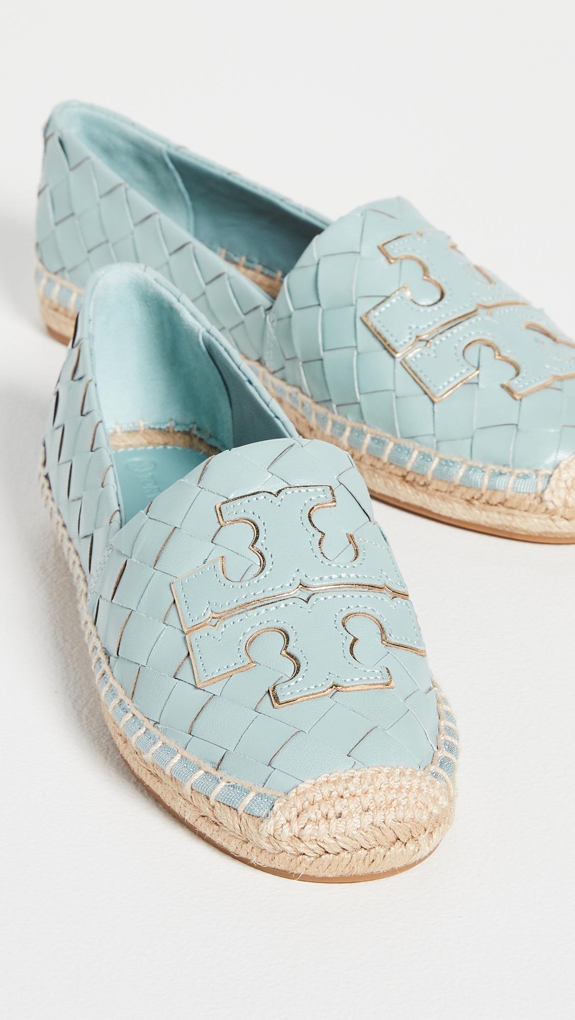 Tory Burch Ines Woven Espadrilles in Blue | Lyst