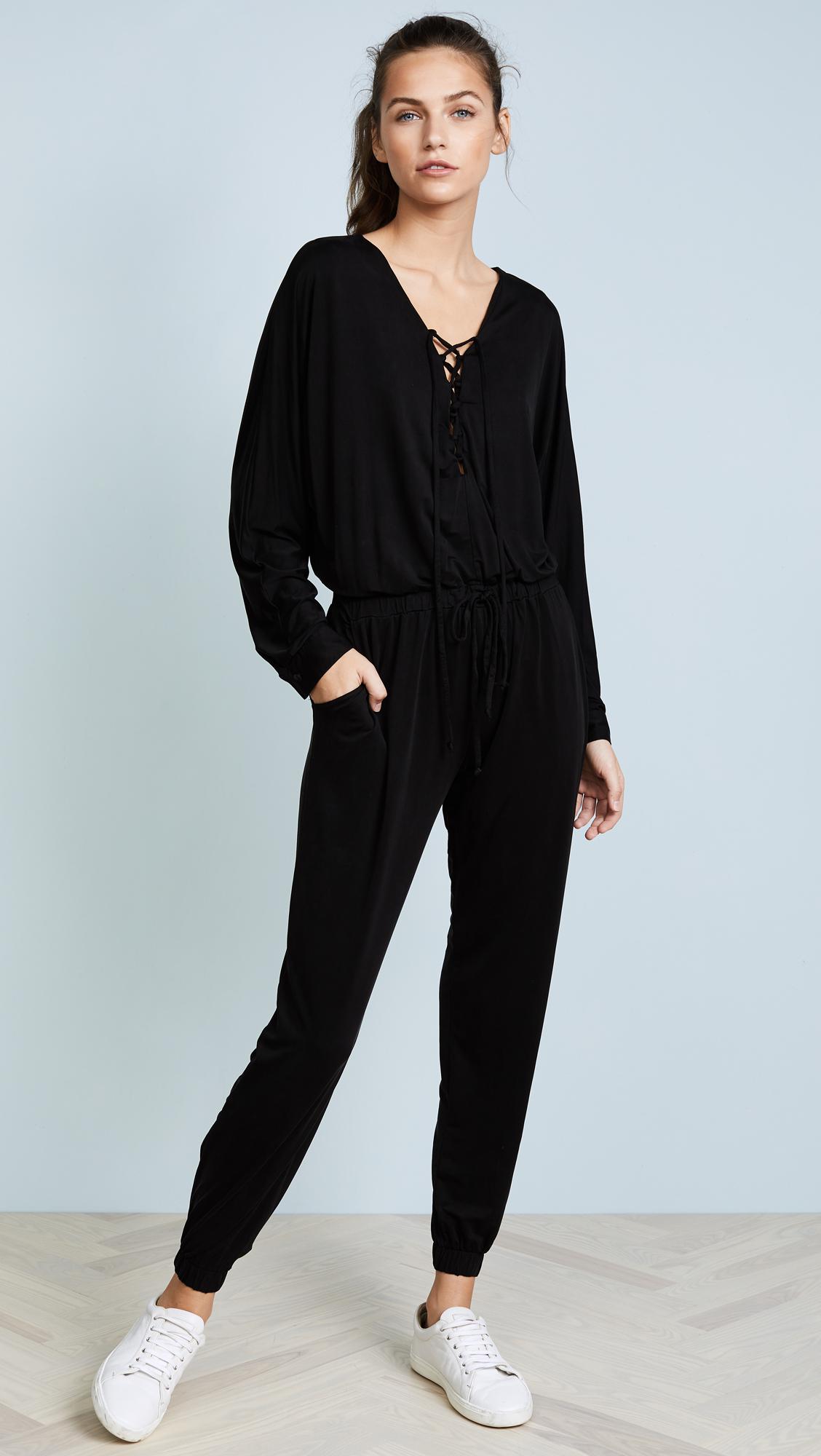 Lyst - Young Fabulous & Broke Yfb Clothing Lenny Jumpsuit in Black
