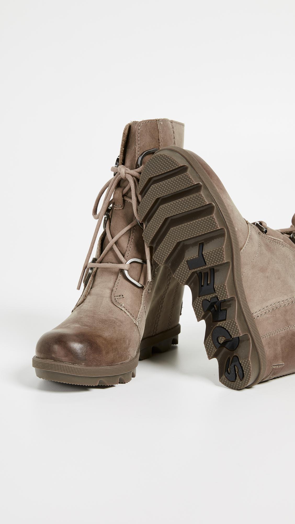 sorel joan of arctic wedge ii ash brown