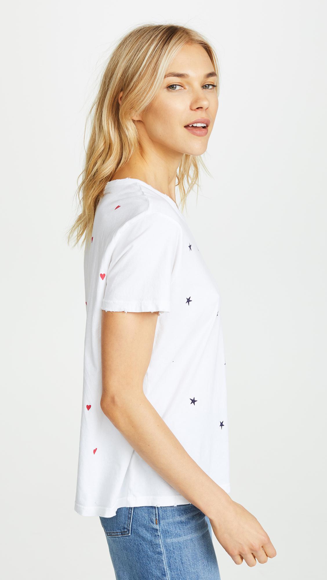 Sundry Cotton Stars \u0026 Hearts Tee in 