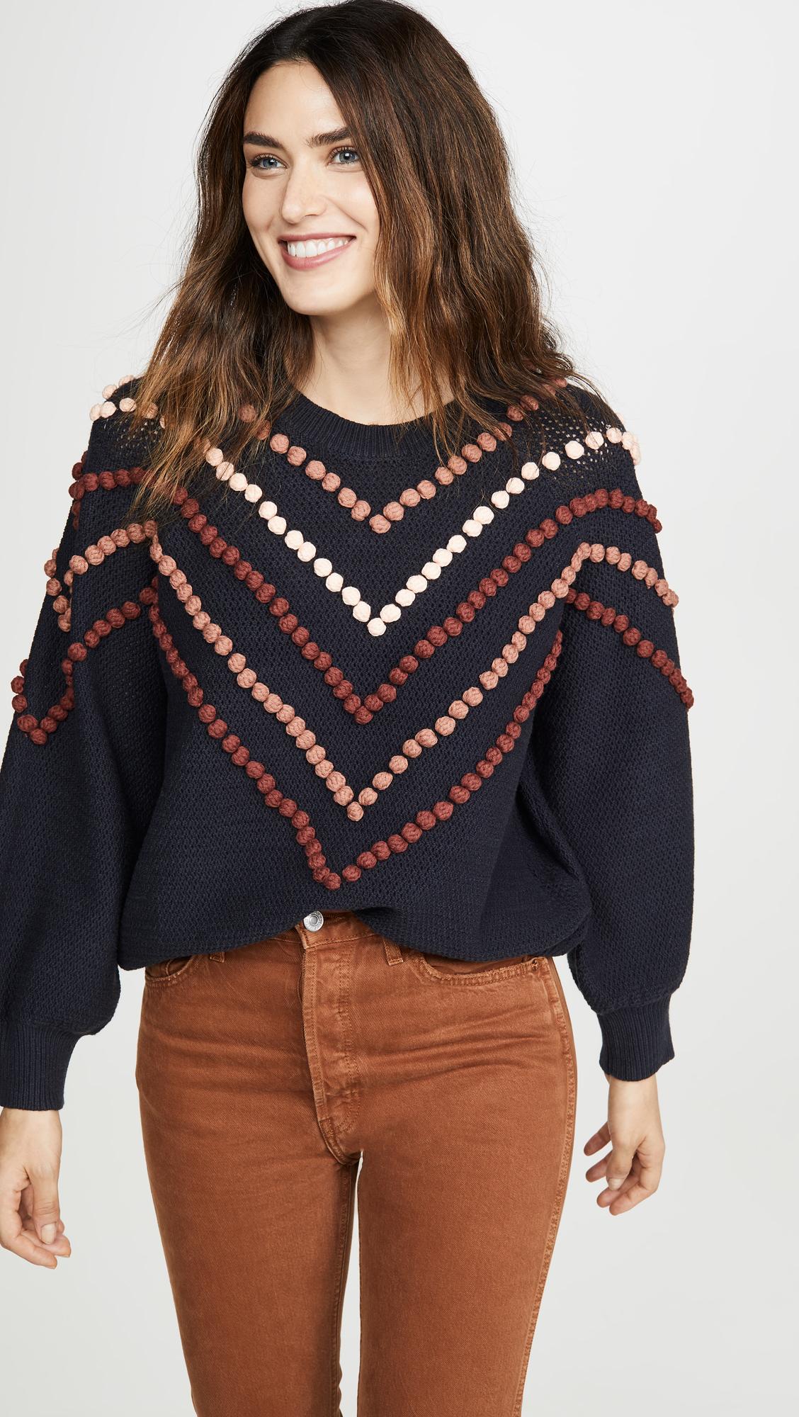 bobble sweater womens