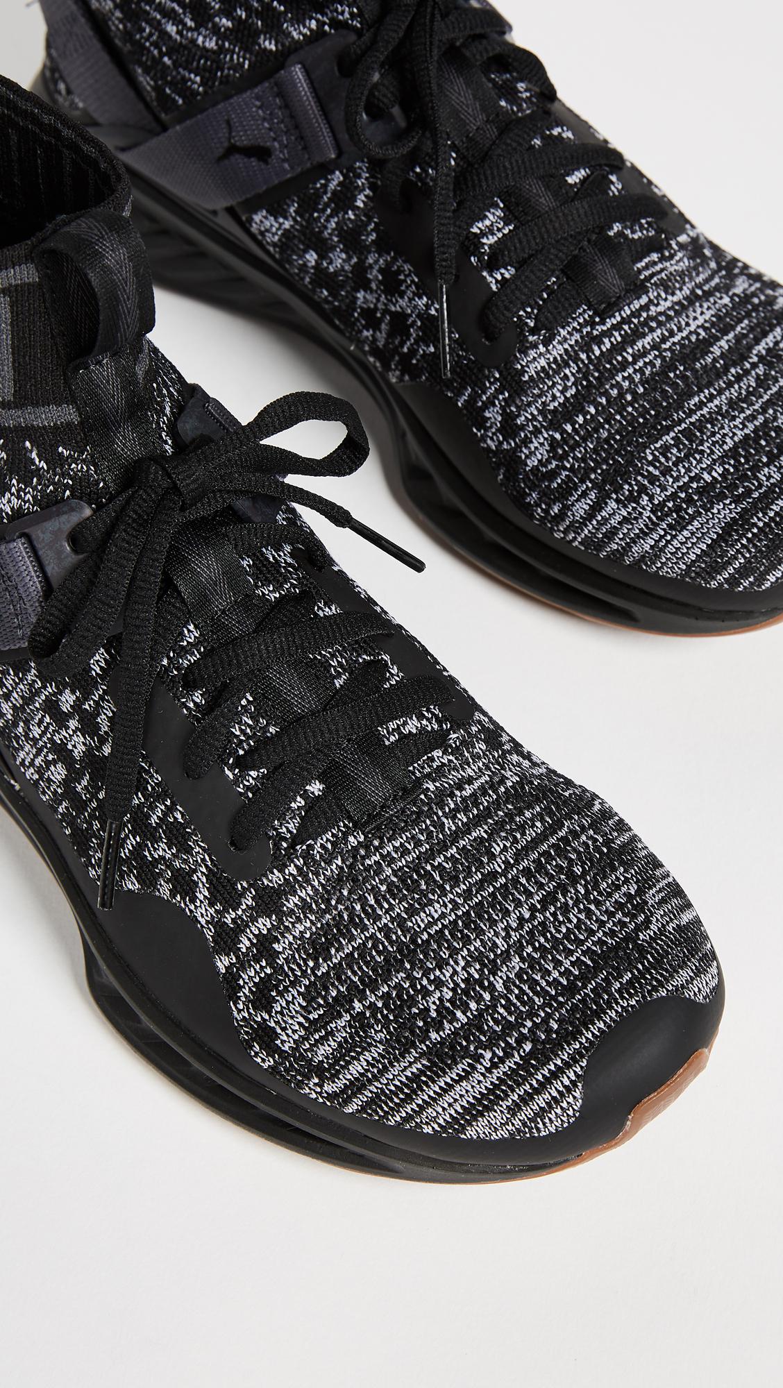 puma ignite evoknit 3 black men