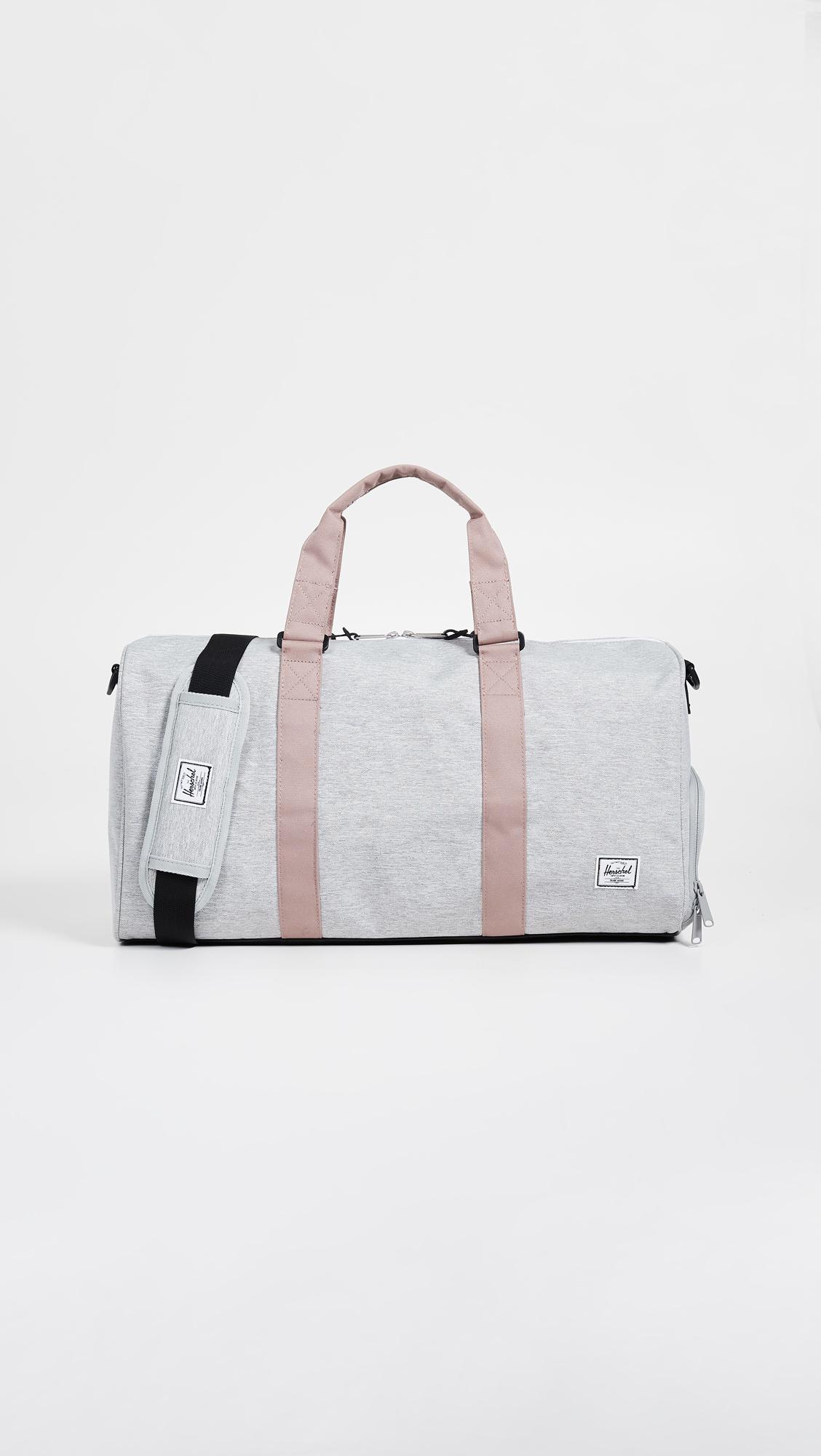 herschel grey duffle bag