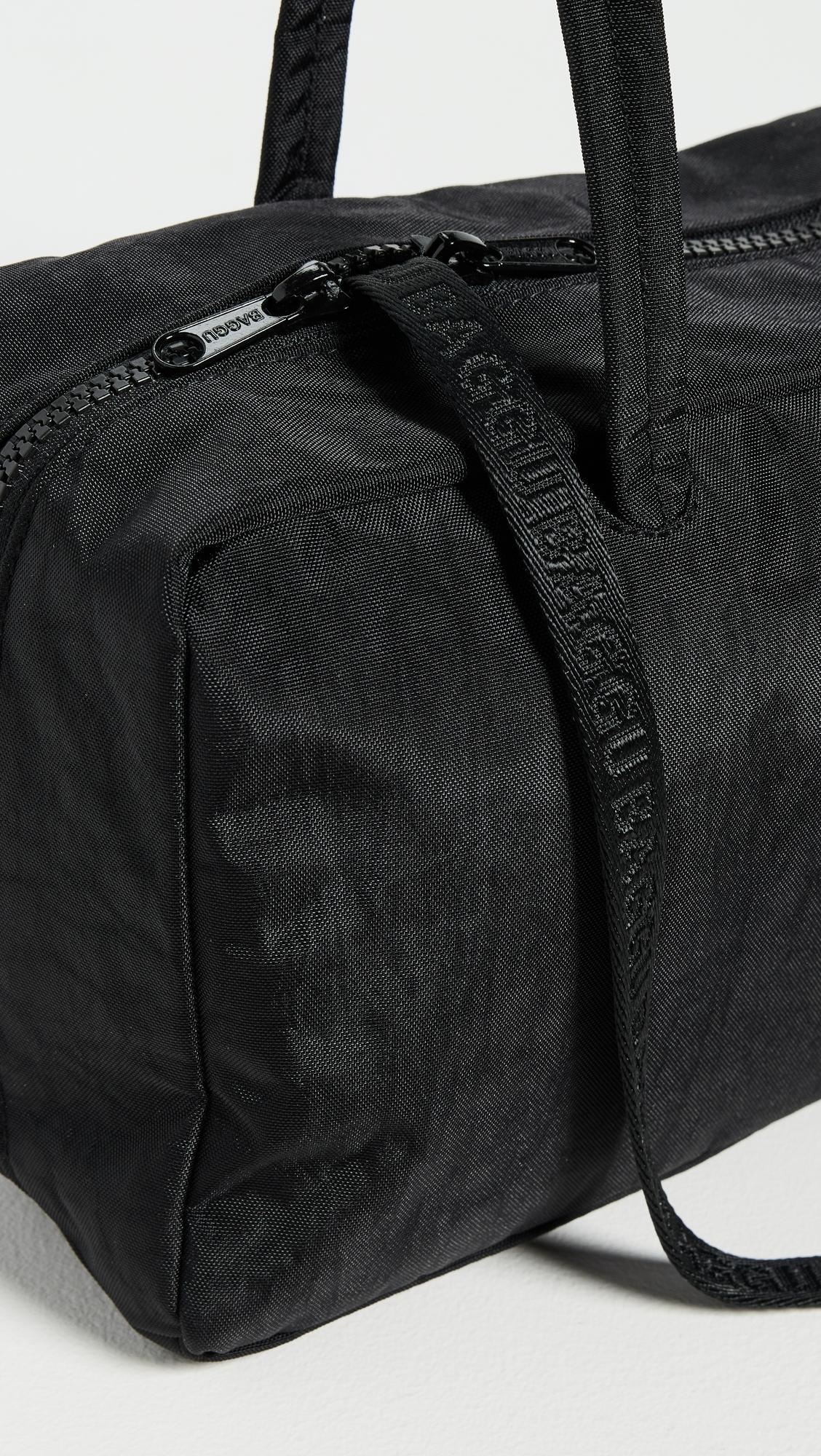 BAGGU Nylon Bowler Bag Blackショルダーナイロンバッグ Baggu Nylon Bowler Bag - Black