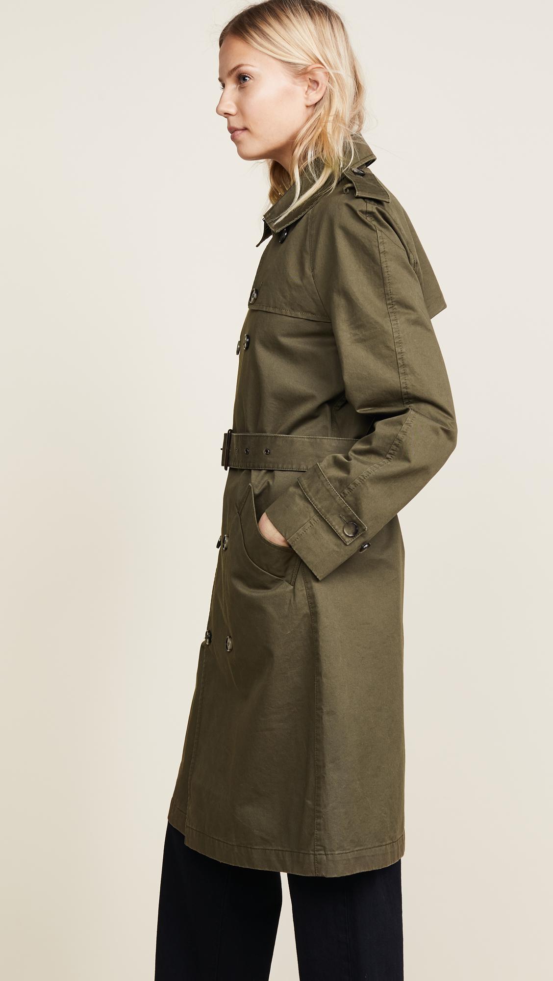anine bing trench coat