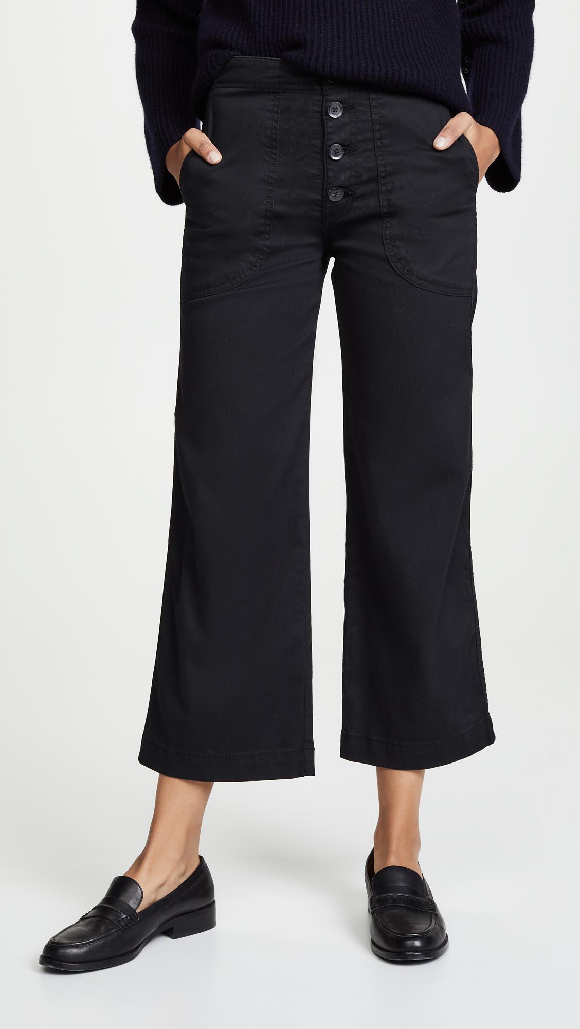 Etta Workwear Wide Leg Cropped Jeans 