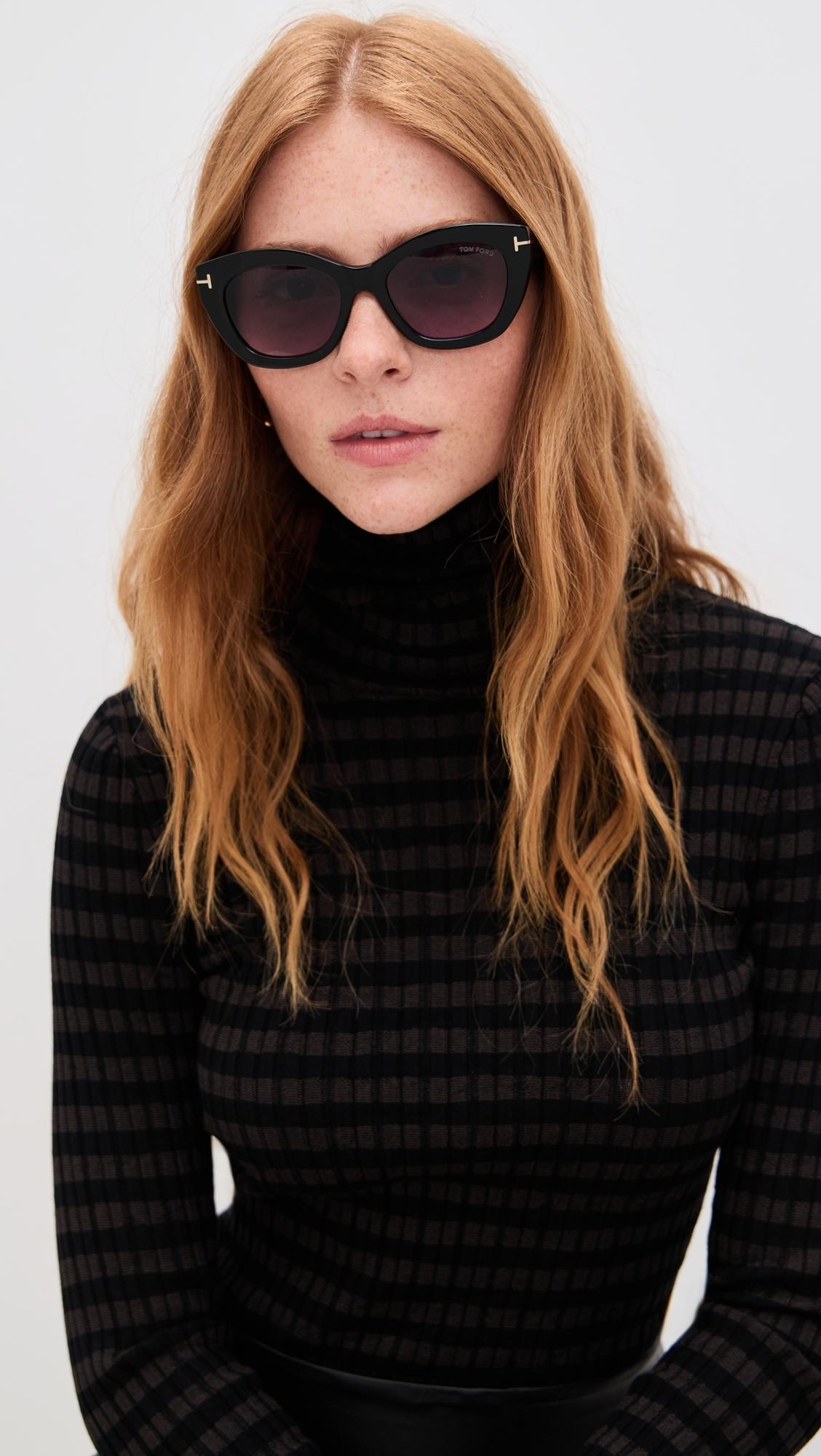 Tom Ford Linda-02 Sunglasses in Black | Lyst Canada display picture 2