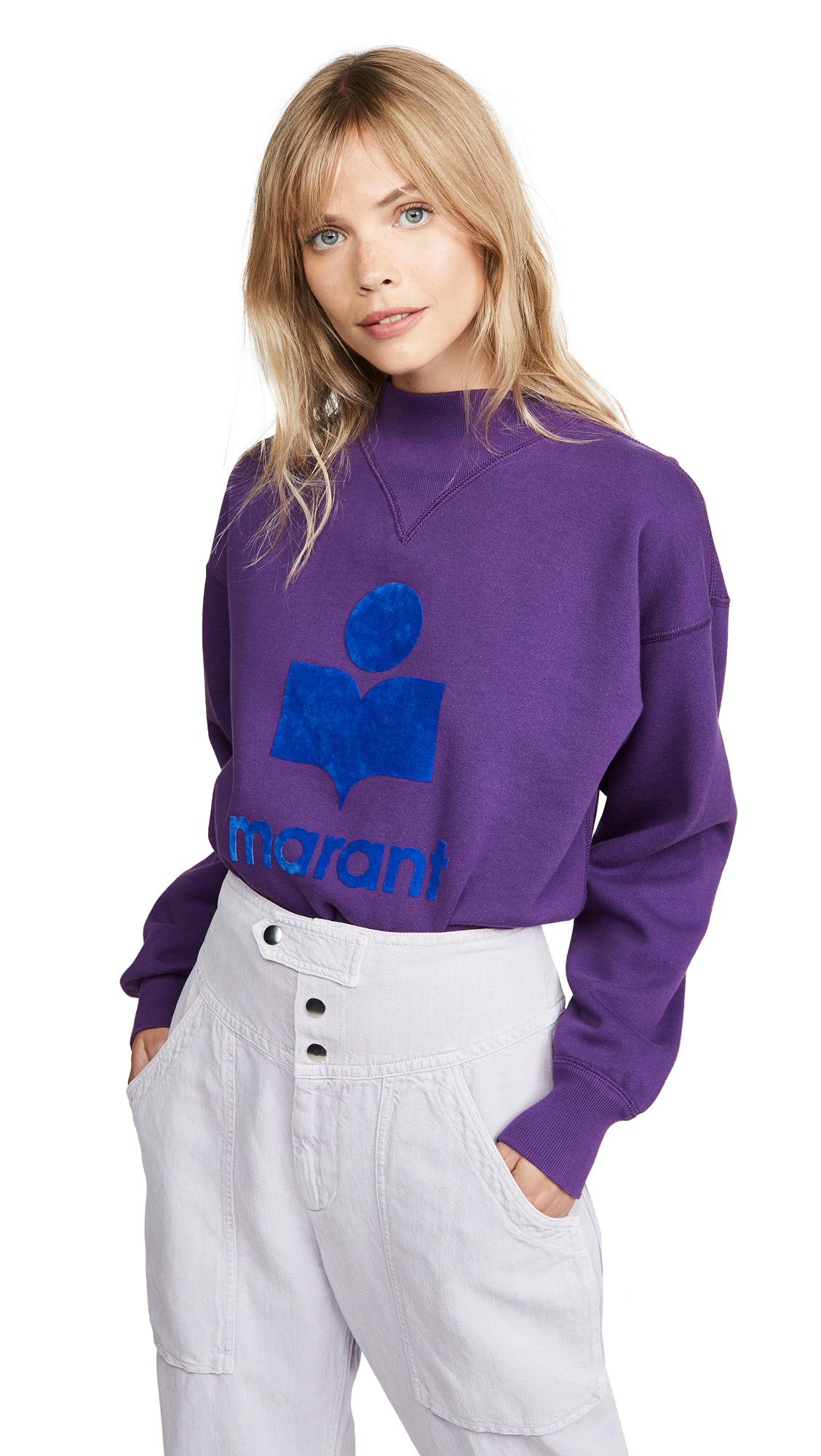 Skuldre på skuldrene farligt Fordi Étoile Isabel Marant Moby Sweatshirt in Purple | Lyst