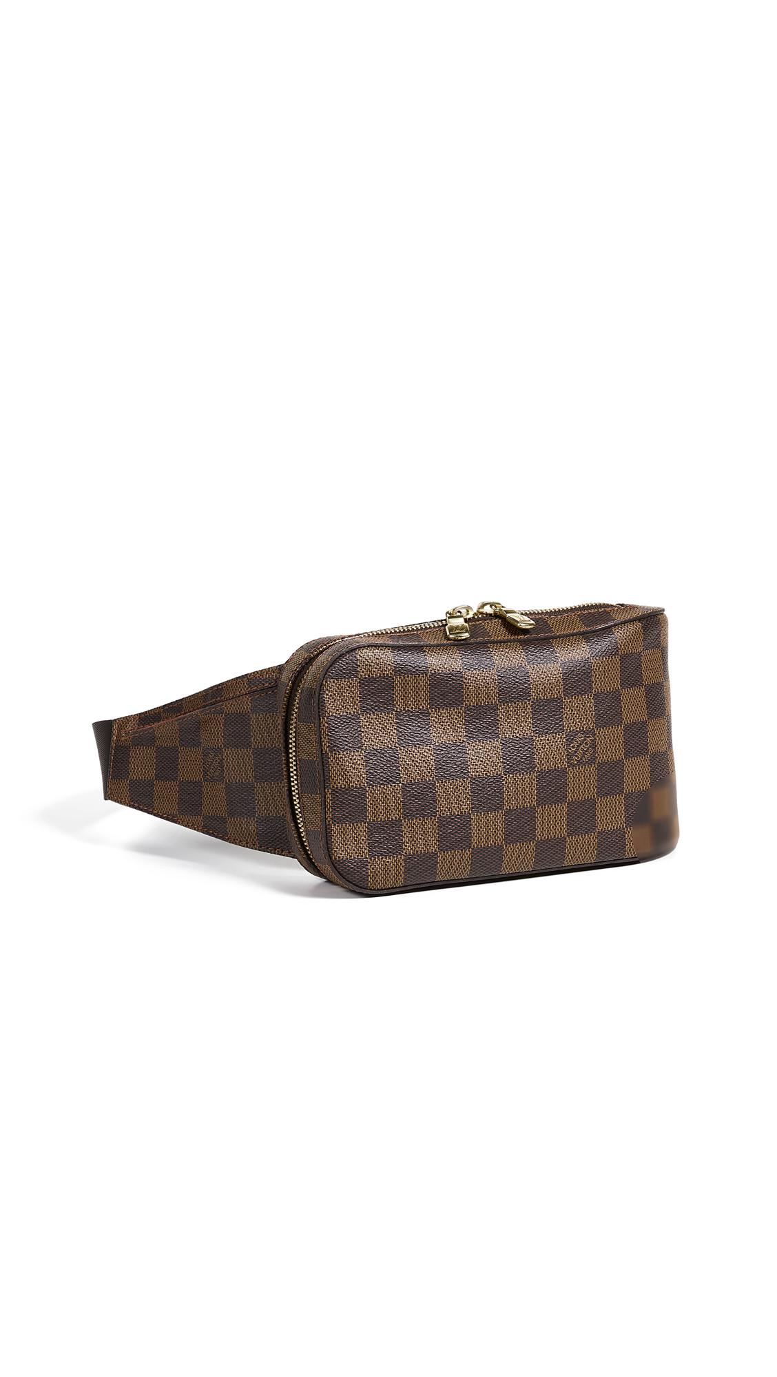 What Goes Around Comes Around Lv Damier Ebene Geronimos Waist Bag in Brown  | Lyst