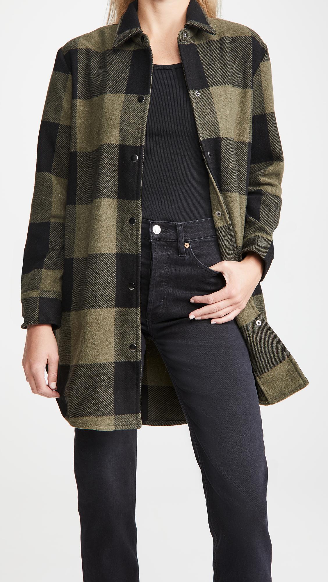 Eldridge Buffalo Bb Dakota Eldridge Plaid Oversized Coat BH300136