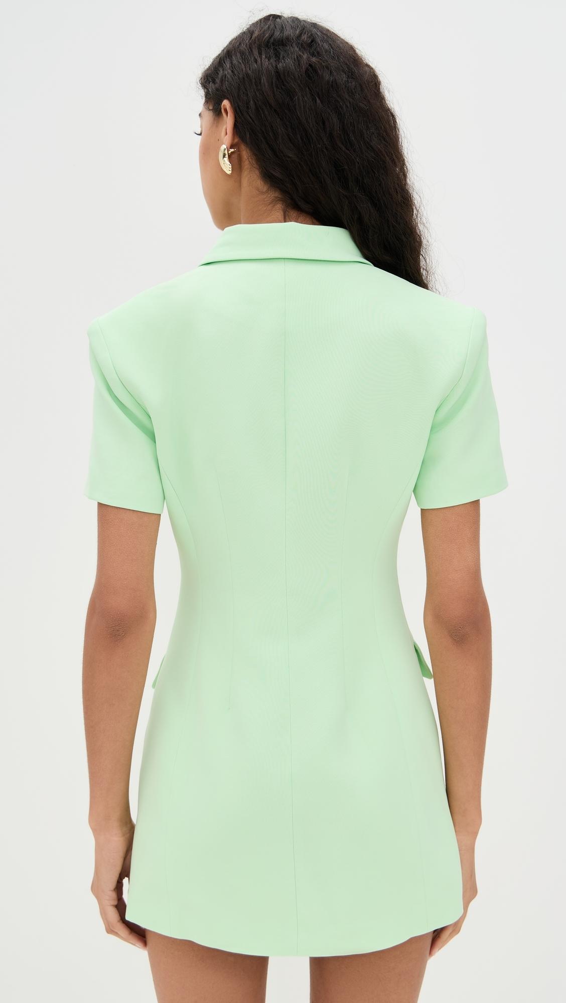 Lioness Cheri Short Sleeve Mini Dress in Green | Lyst