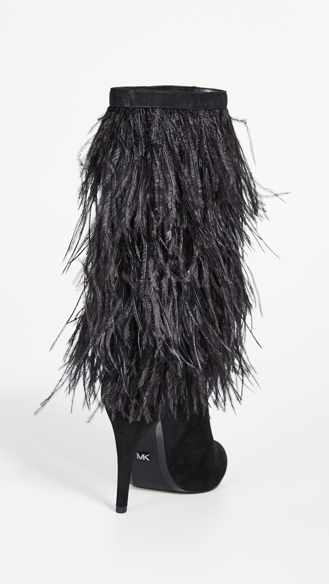 feather boots