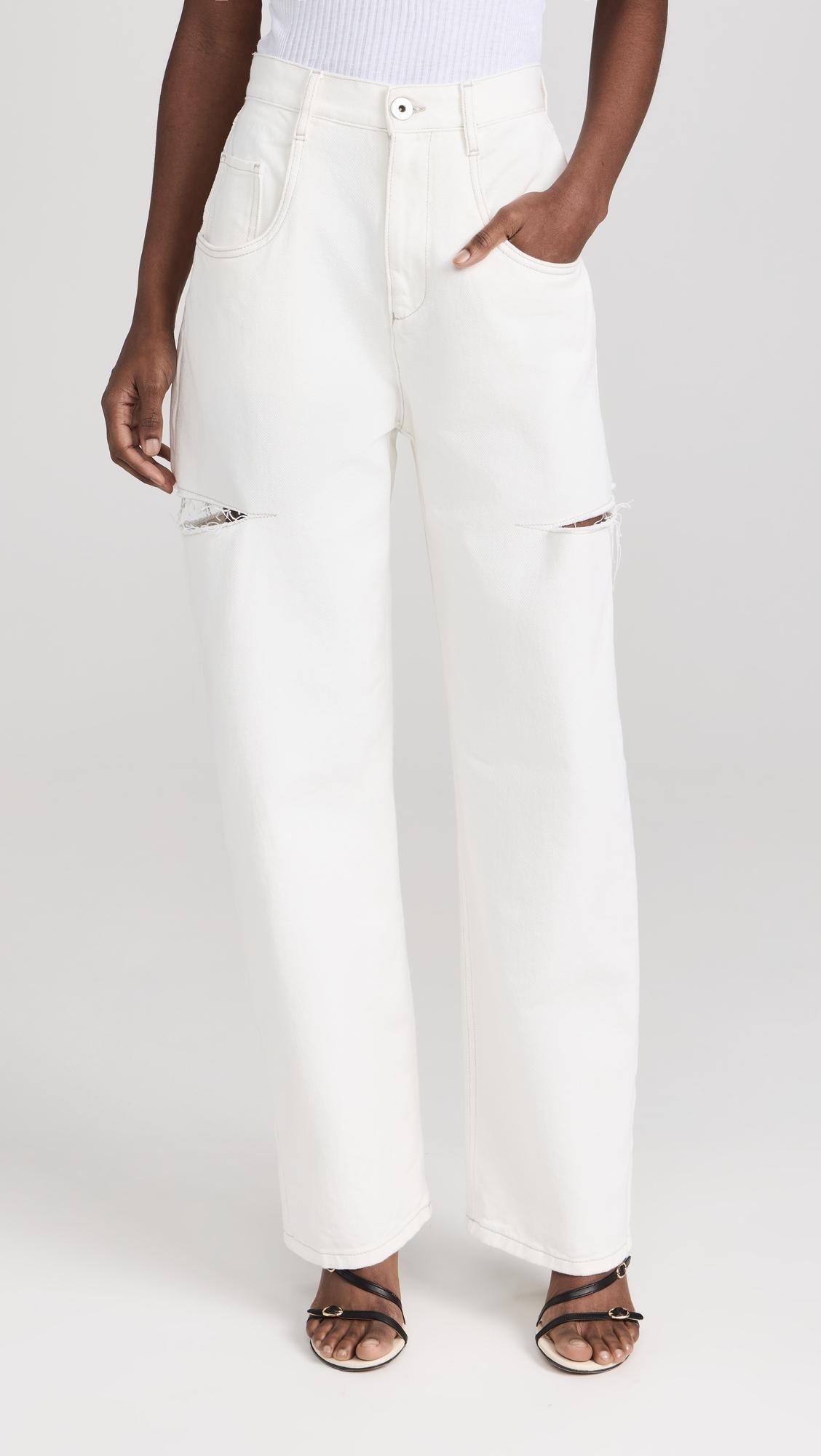 【関税込み】Maison Margiela ホワイト Bianchetto ジーンズ Maison Margiela Bianchetto Hand Painted Denim Jeans | Nordstrom