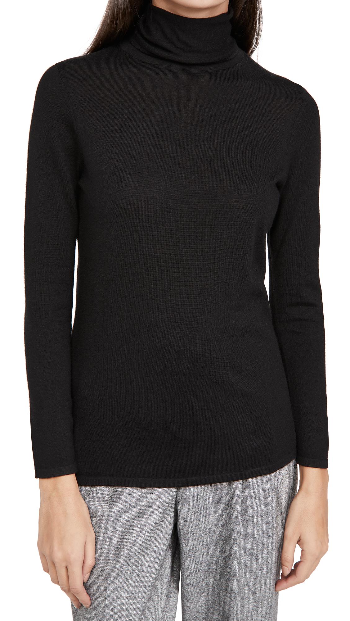 TSE Superfine Cashmere Turtleneck in Black - Lyst