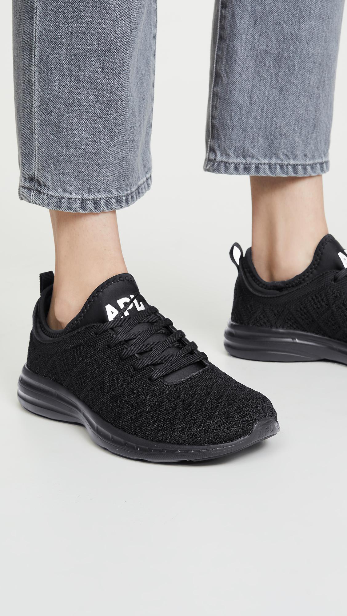 black apl shoes