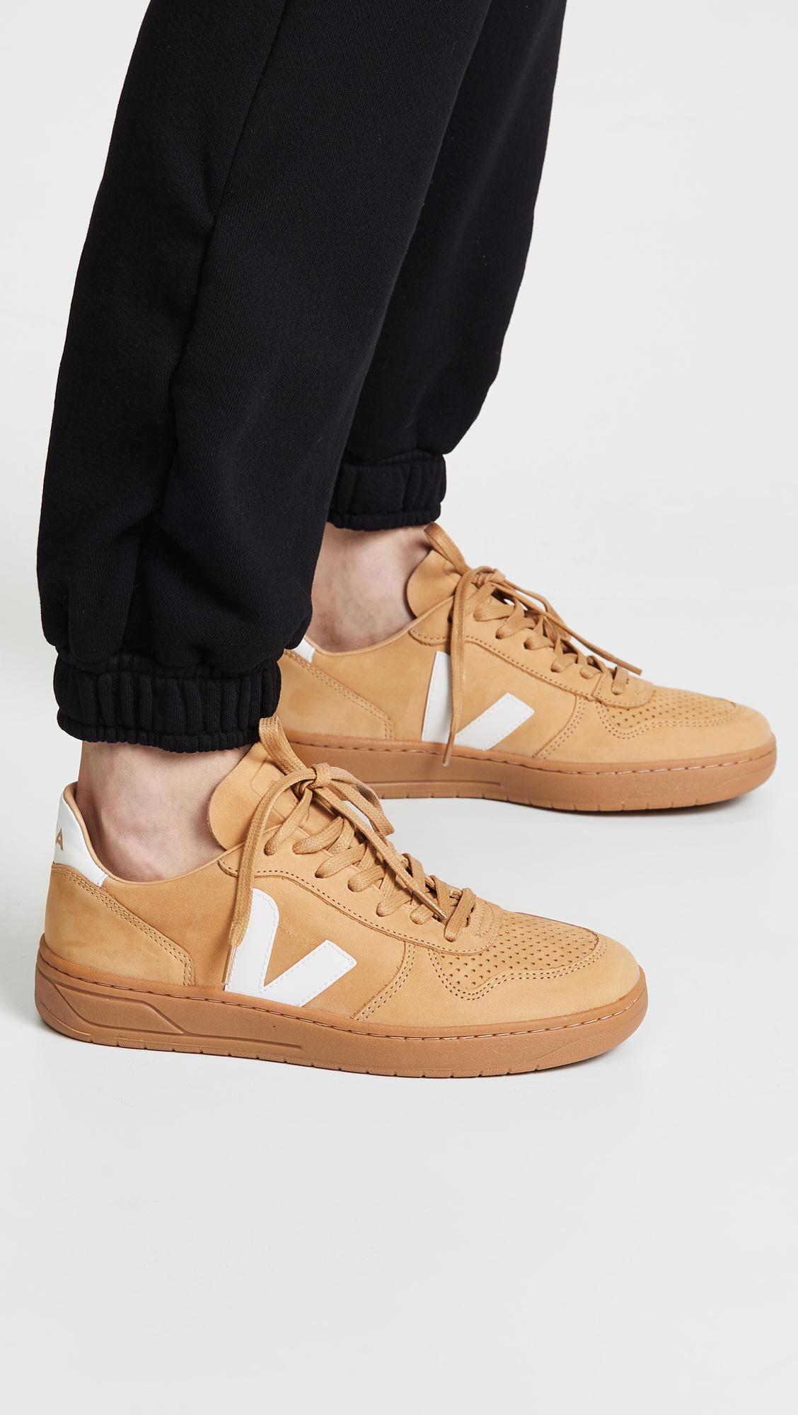 veja bastille leather sneakers