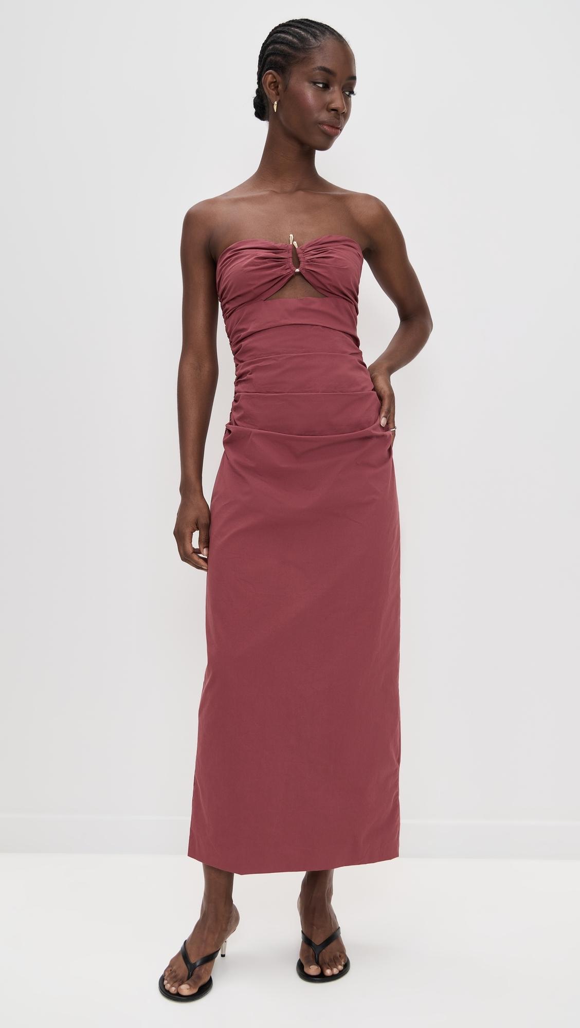 4th & reckless stacey sequined halter dress 4th & Reckless Stacey Sequined Halter Dress in Brown