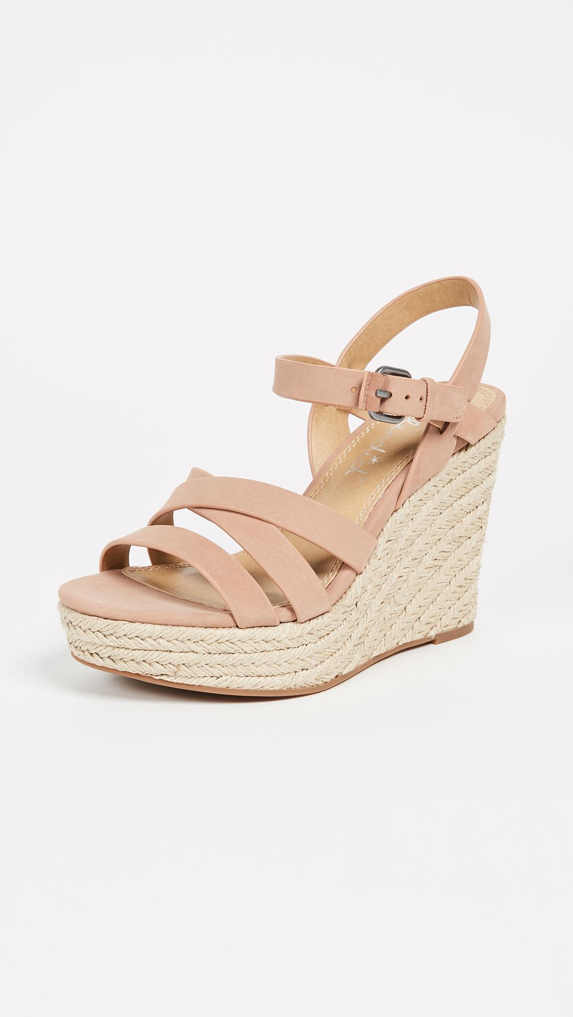 strappy wedge espadrilles