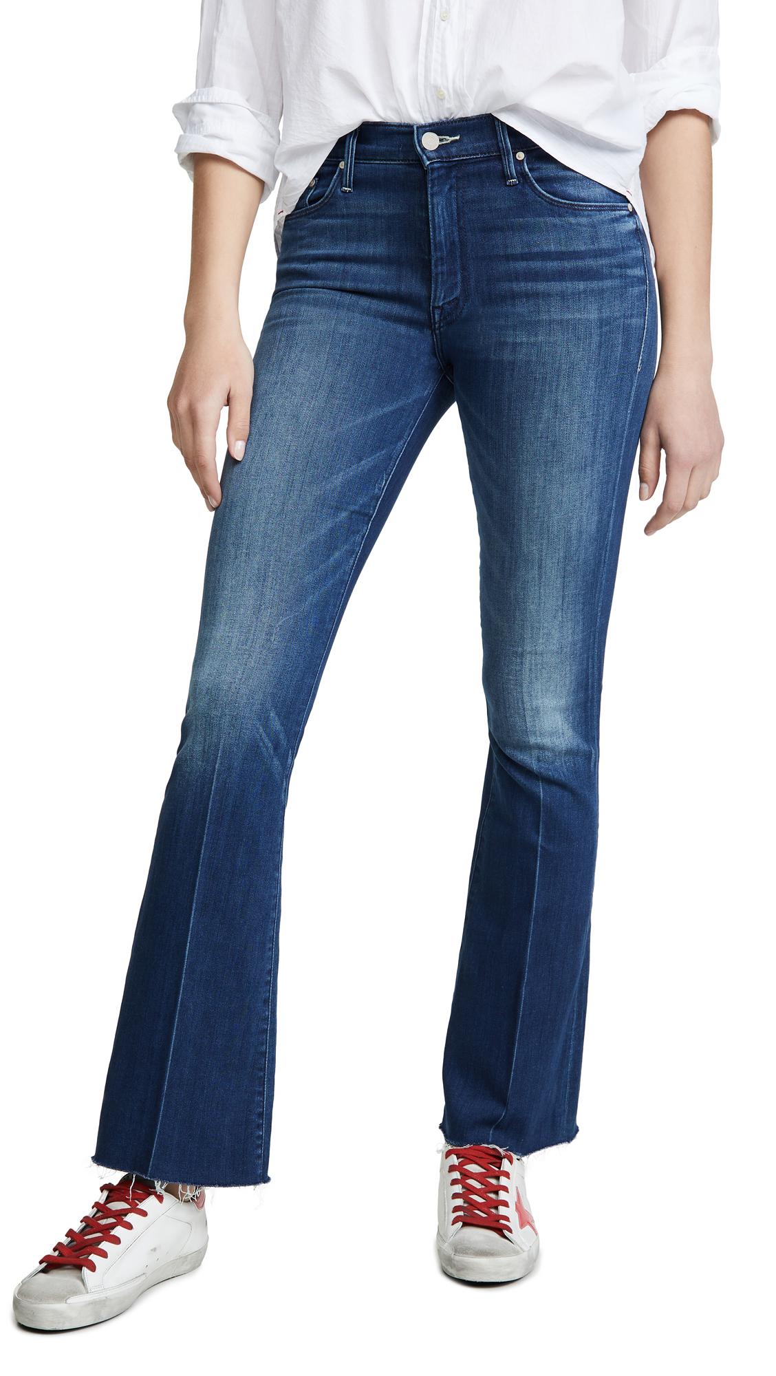 Mother Denim The Weekender Fray Jeans in Blue - Lyst