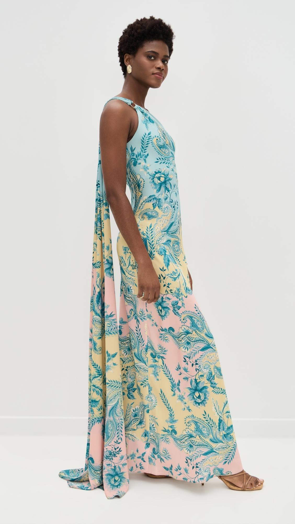 hemant and nandita one shoulder long dress Tehr One Shoulder Long Dress