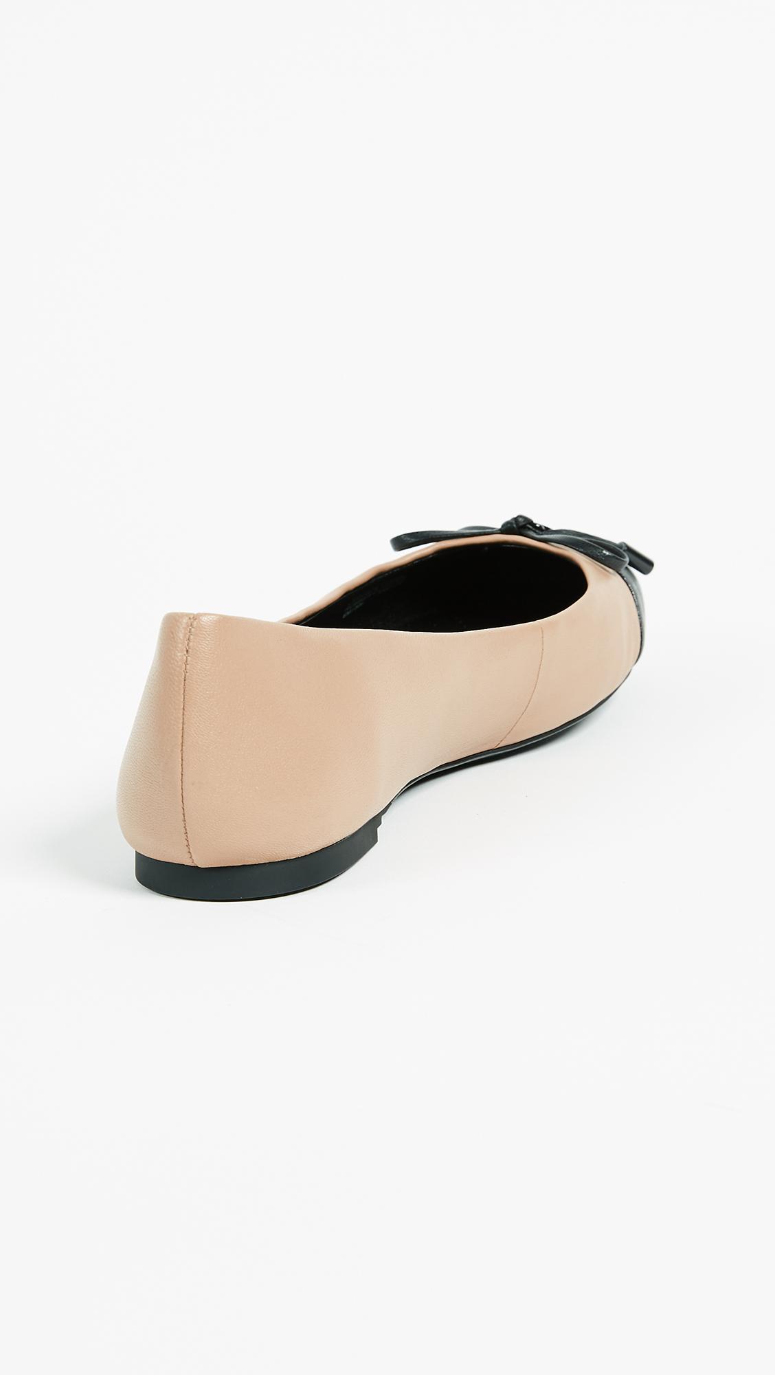 michael kors melody toe cap ballerinas