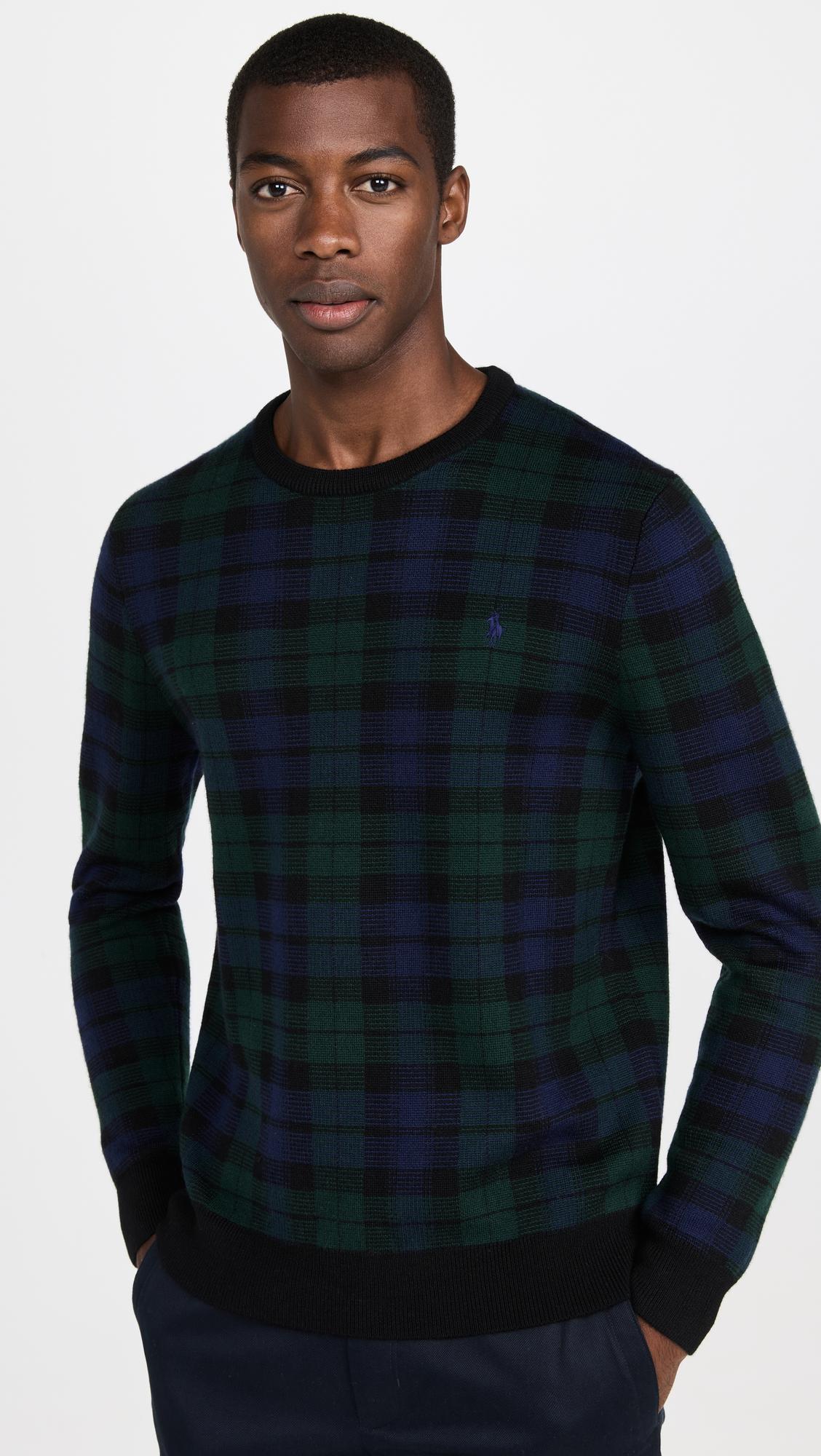 Polo Ralph Lauren Blackwatch Sweater in Blue for Men Lyst