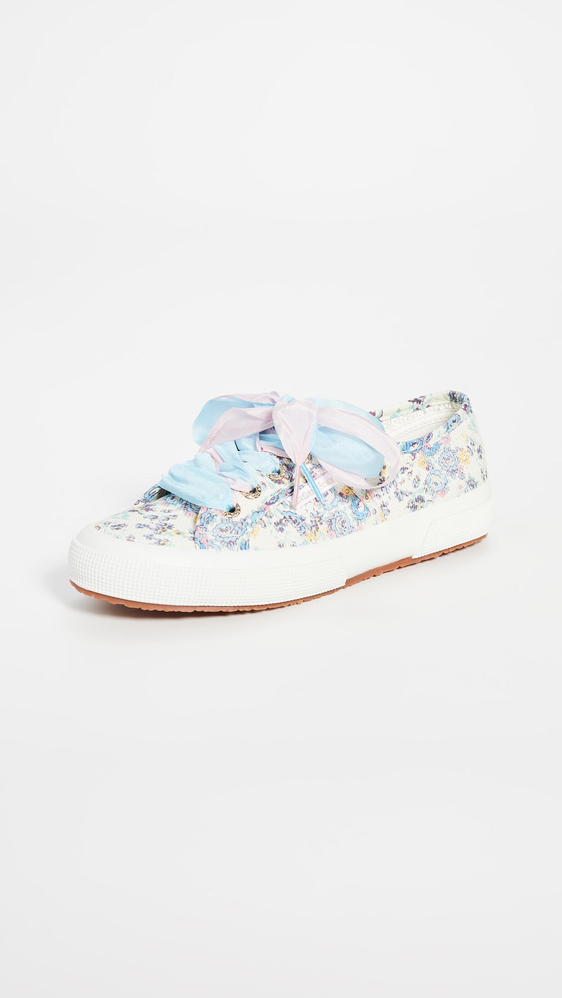 floral superga sneakers