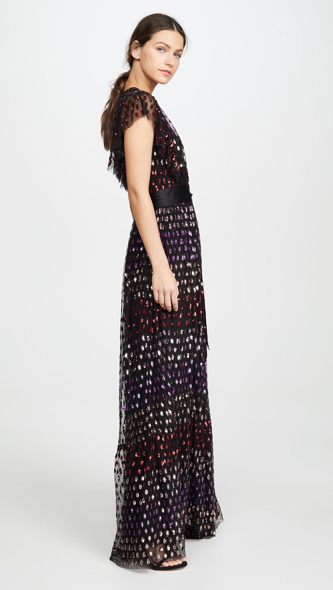 Temperley London Wendy Belted Ruffled 
