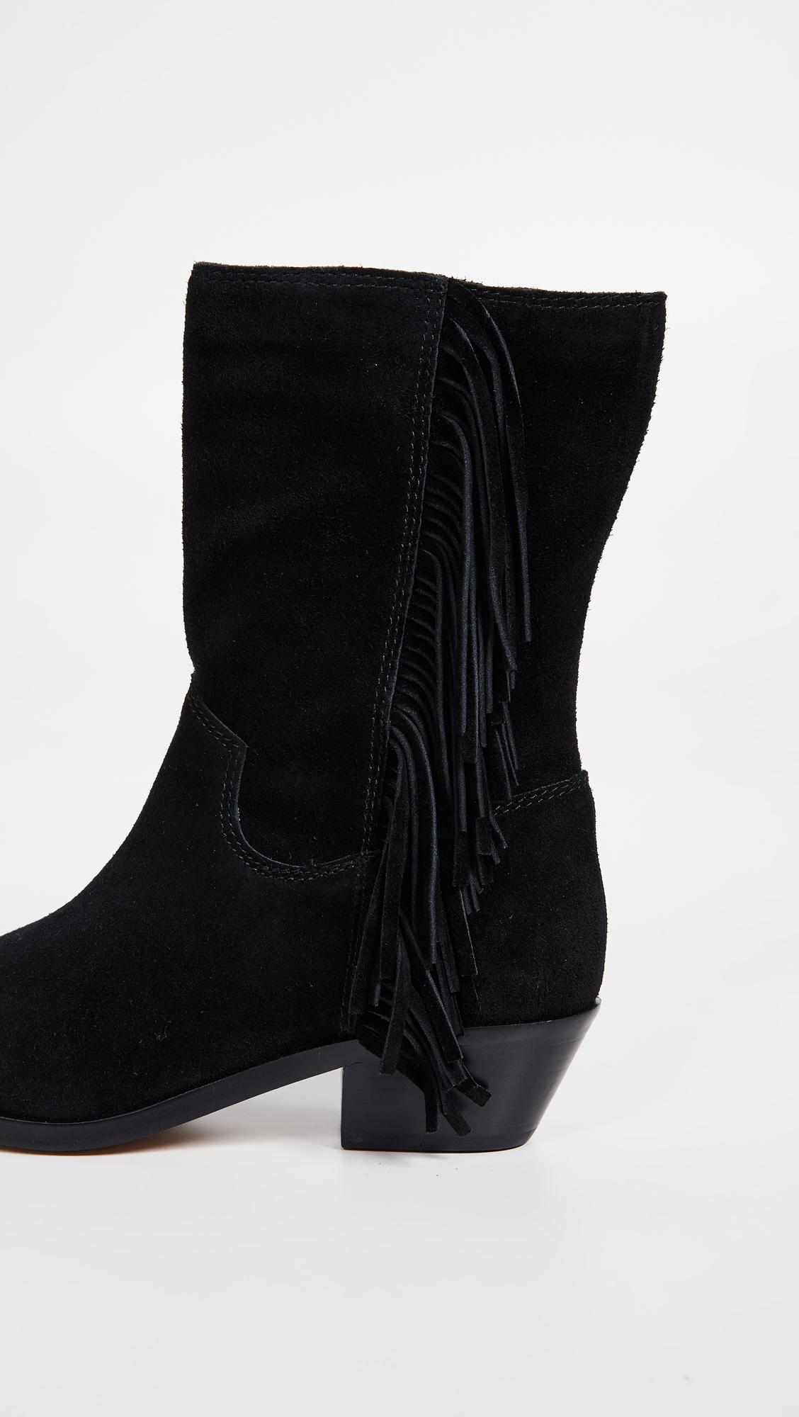 rebecca minkoff krissa fringe western boots