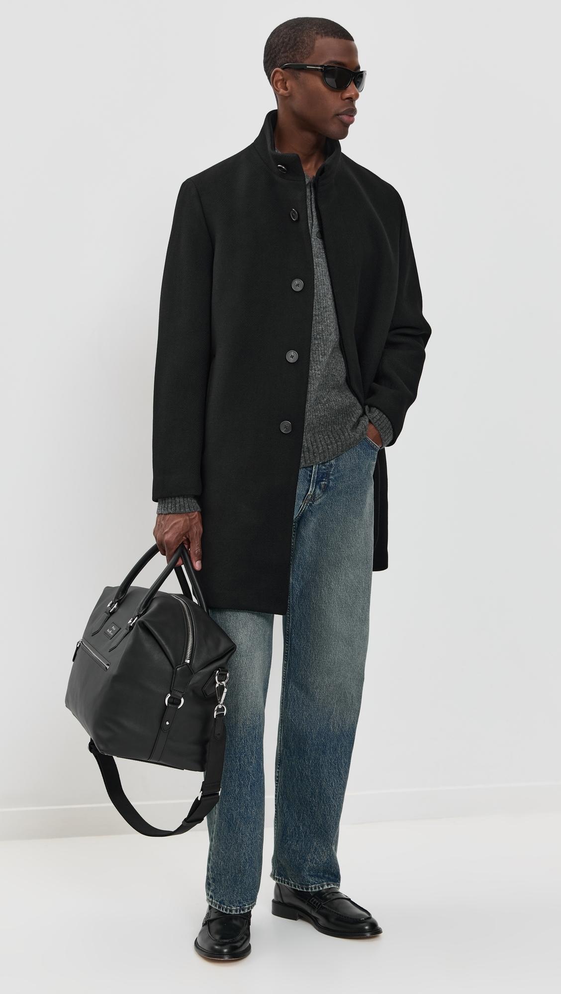 セオリー THEORY コート BELVIN ベルビン Theory Belvin Coat in Black for Men | Lyst