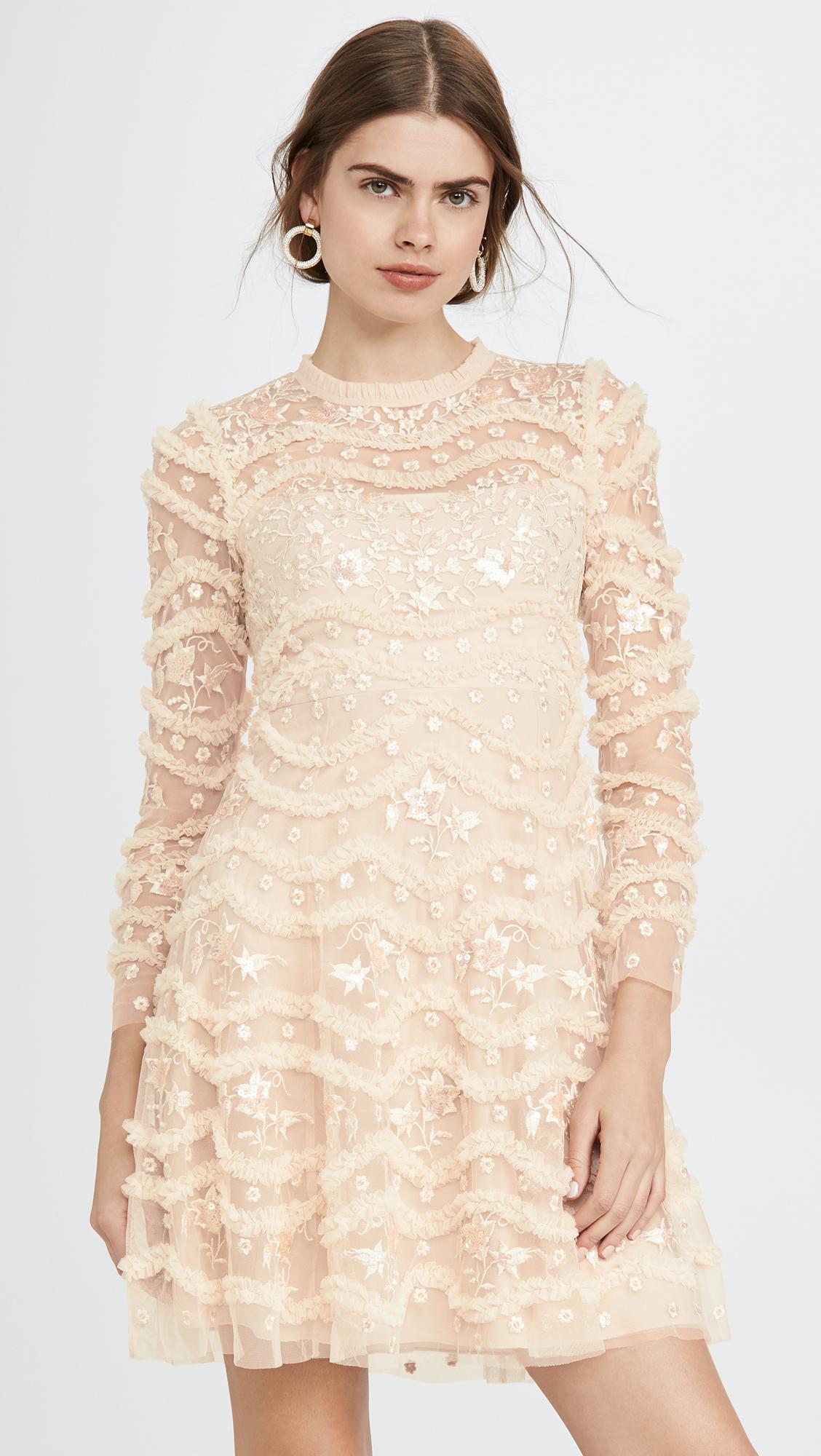 ruffle bloom gown needle and thread