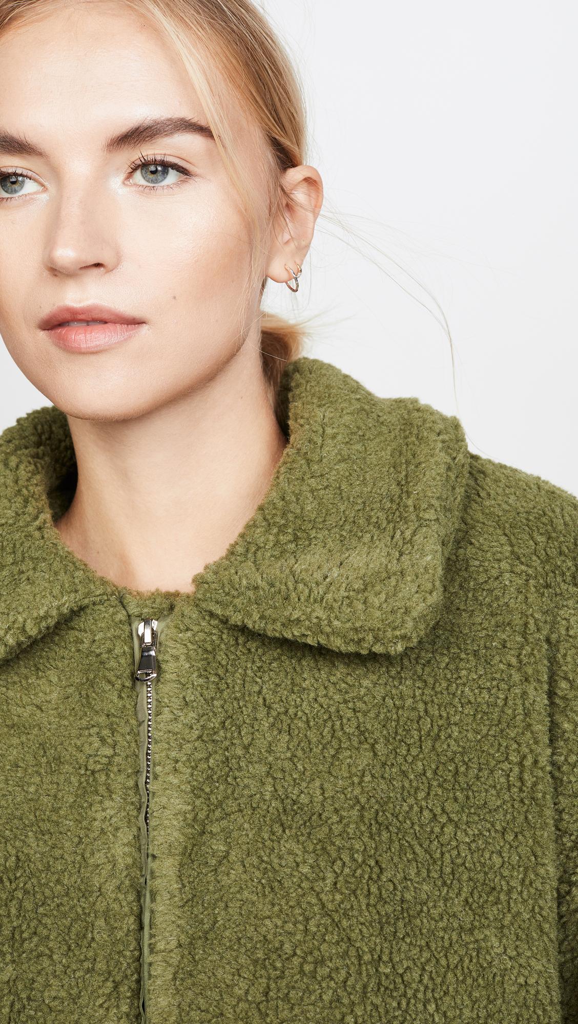 i am gia green pixie coat