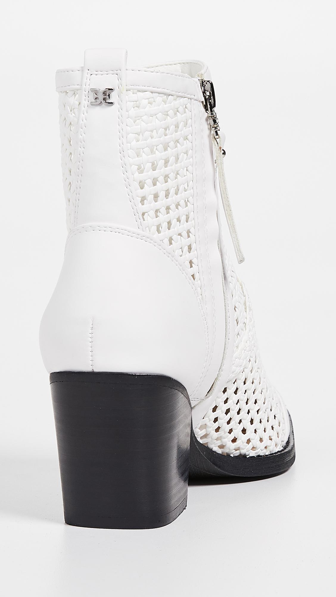 elita woven cap toe bootie