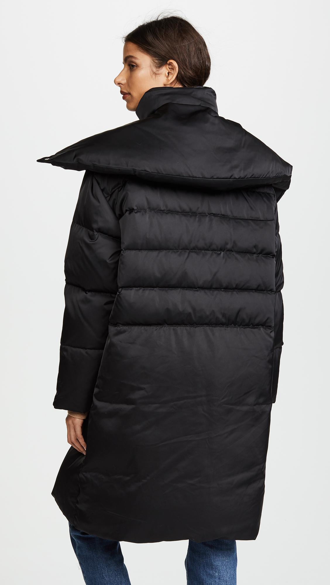 2nd Day Synthetic Gaffa Puffer Coat in Black - Lyst