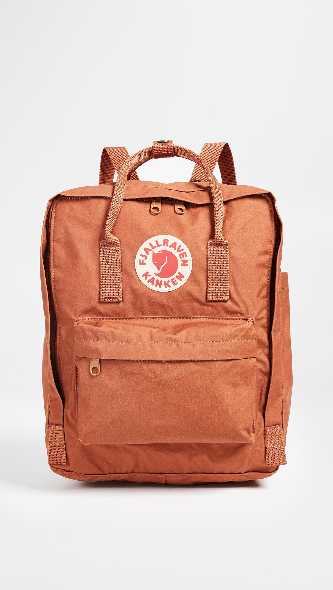 fjallraven kanken brick red